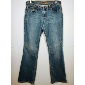 American Eagle Women's Size 10 Long Stretch Low Rise Skinny Flare Jeans